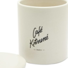 Maison Kitsuné Men's Cafe Kitsune Ceramic Pot 400Ml in Latte