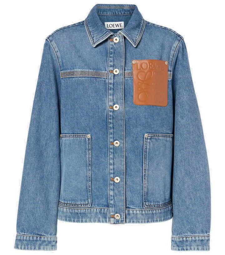 Photo: Loewe Workwear Anagram denim jacket