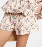 Agua by Agua Bendita Toronjil printed high-rise shorts