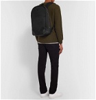Bennett Winch - Leather-Trimmed Cotton-Canvas Backpack - Black