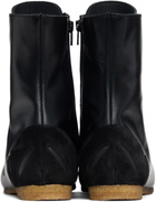 Stefan Cooke Black Slash Heel Boxer Sneakers