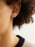 MARIA TASH - Lightning Bolt 11mm White Gold Diamond Single Earring