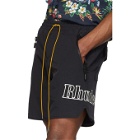 Rhude Black Logo Shorts
