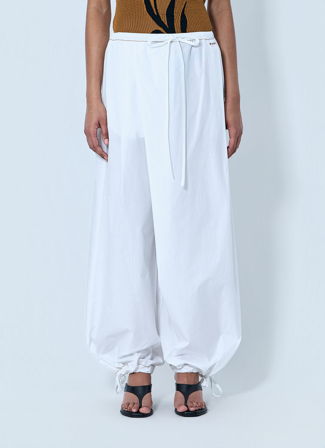 Marni Wide-Leg Drawstring Trousers