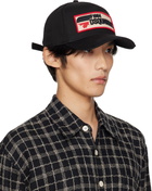 Dsquared2 Black Logo Patch Baseball Cap