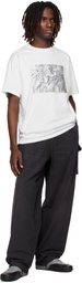 Arc'teryx White Kragg Cotton Lithographica S/S T-shirt