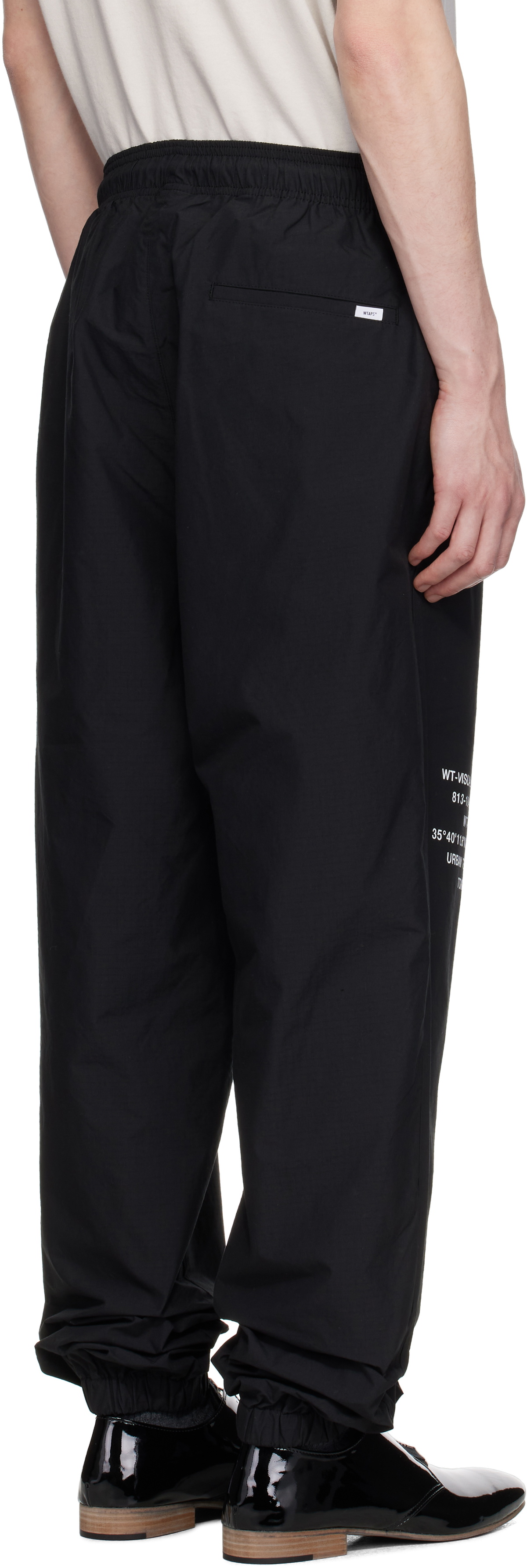 WTAPS Black SPST2002 Lounge Pants