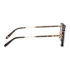 Garrett Leight Tortoiseshell Grant Clip-On Sunglasses