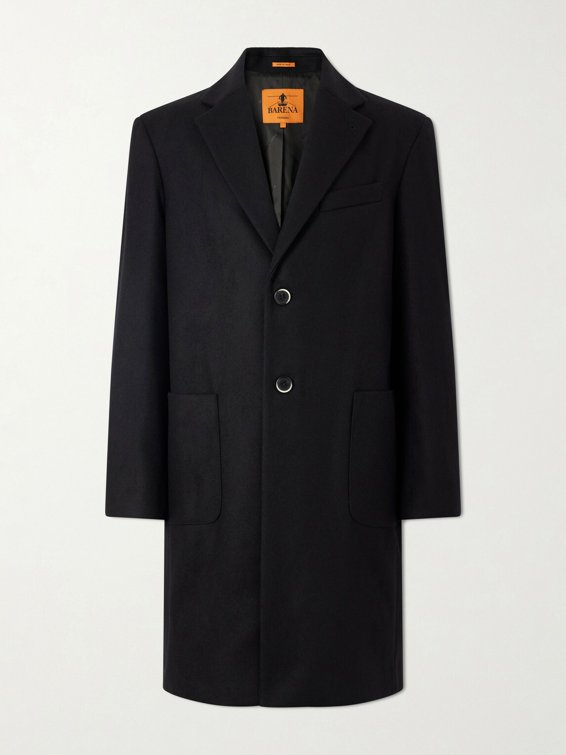 Barena - Wool-Blend Coat - Black