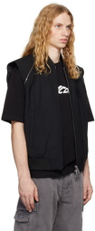 Dsquared2 Black Classic Zipped Bomber Jacket