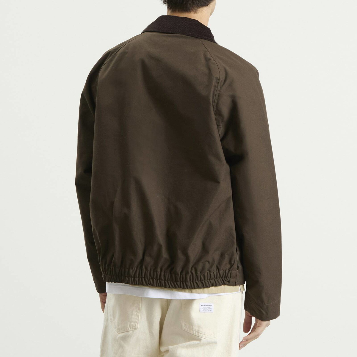 Norse Projects Men's Holmen Wax Jacket in Delicioso Brown