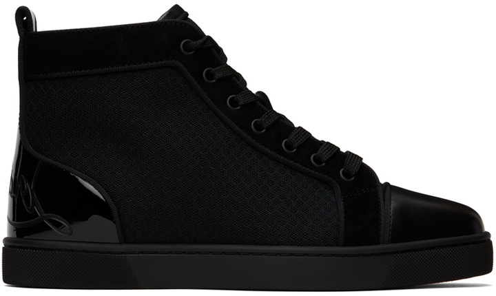 Photo: Christian Louboutin Black Fun Louis Sneakers