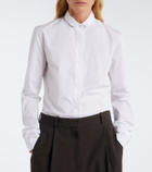The Row Lapina cotton poplin shirt
