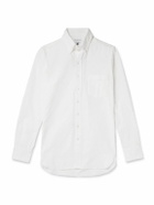 Kingsman - Slim-Fit Button-Down Collar Cotton Oxford Shirt - White