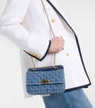 Valentino Garavani Rockstud Spike Small denim shoulder bag