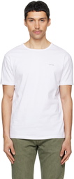 Paul Smith Five-Pack White Organic Cotton Logo Lounge T-shirts