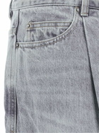 Juun.J Blue Jeans With Faded Effect And Wide Legi N Denim Man
