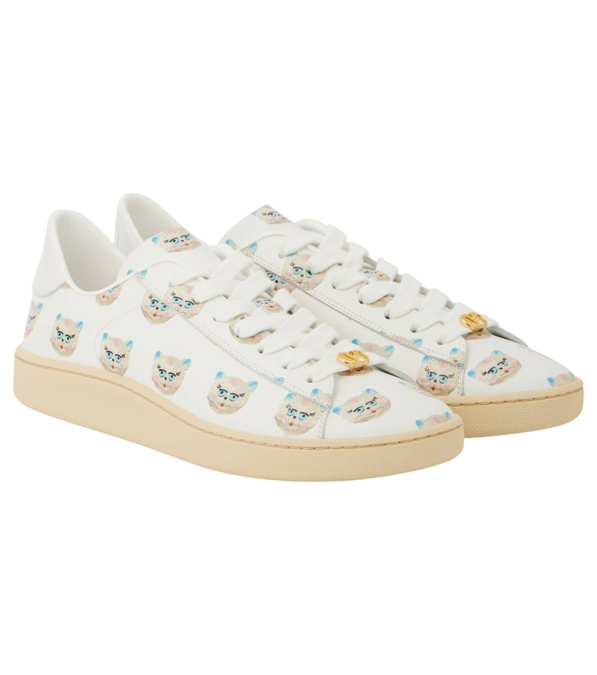 Valentino Garavani Royco printed leather sneakers Valentino