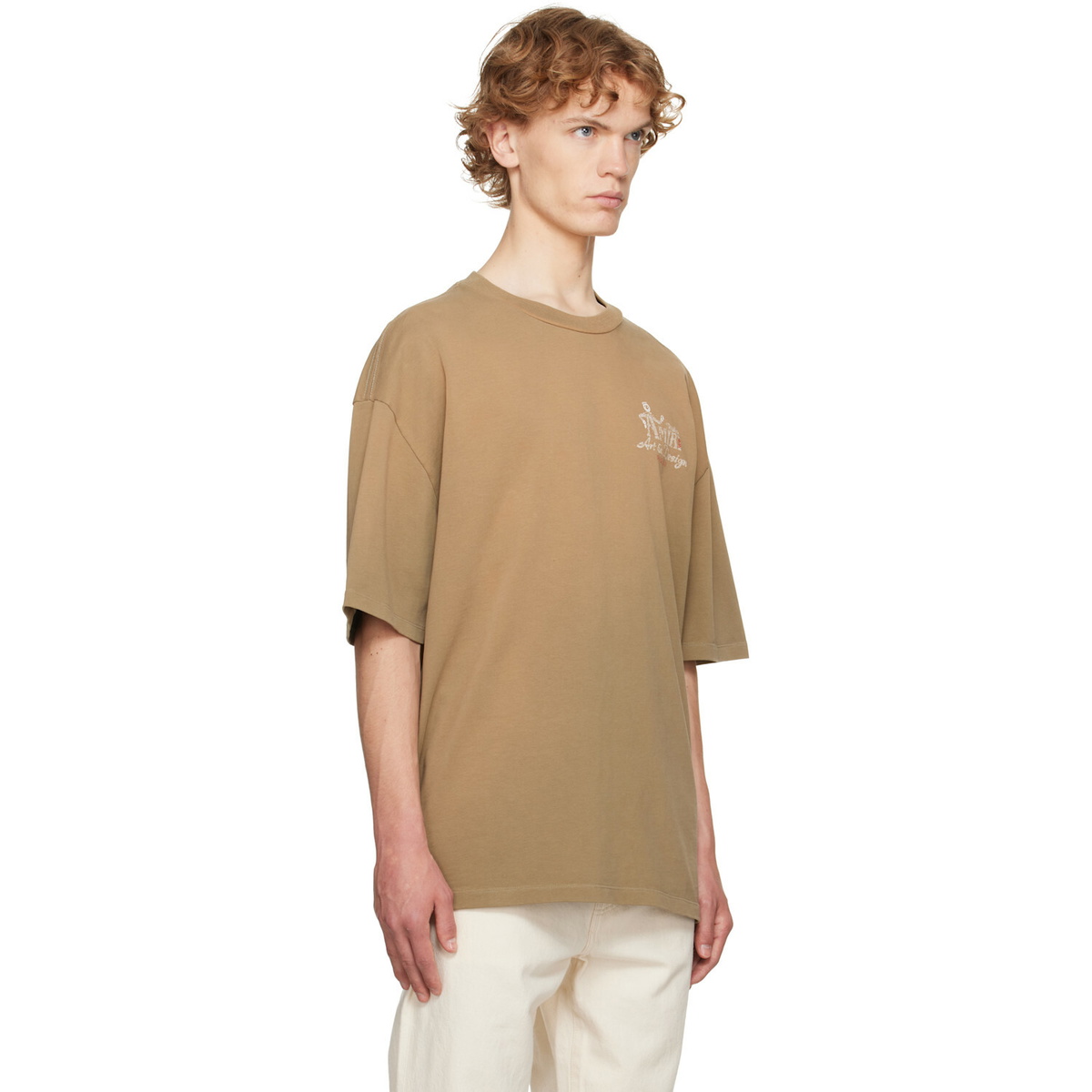AMIRI Brown 'Amiri Studio' Oversized T-shirt