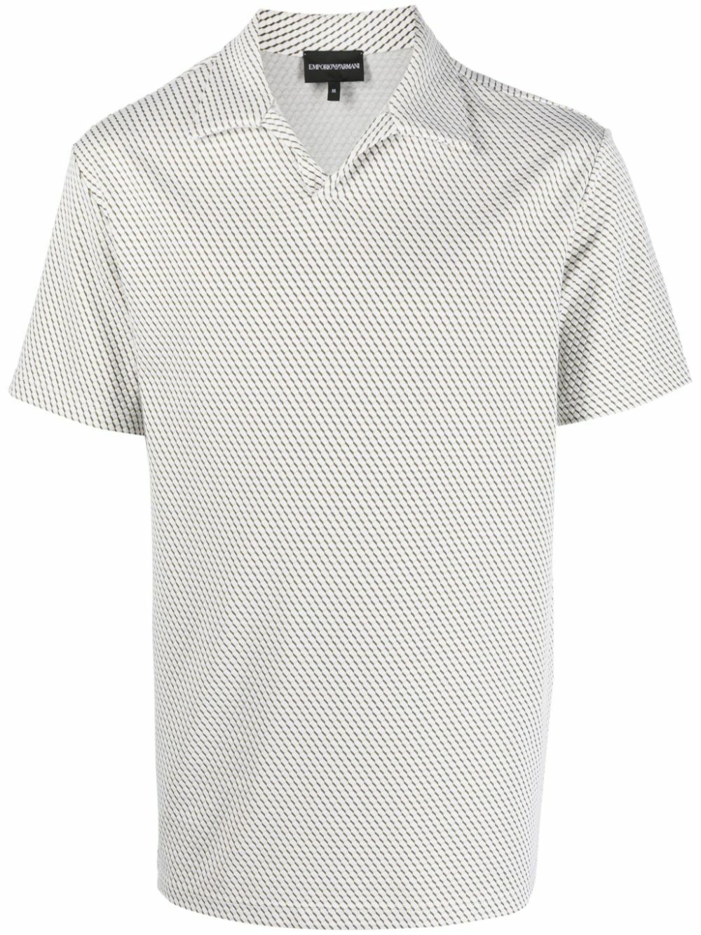 EMPORIO ARMANI - Jacquard Polo Shirt