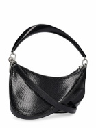 MUGLER - Mini Spiral Curve Leather Top Handle Bag