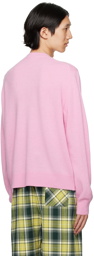 Acne Studios Pink Patch Sweater