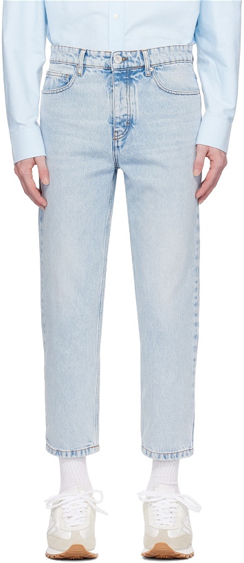 Photo: AMI Paris Blue Tapered-Fit Jeans