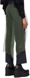 UNDERCOVER Gray Layered Trousers