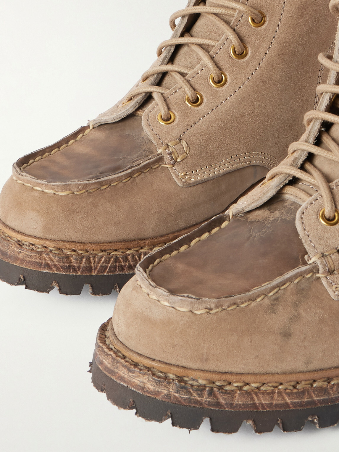 Visvim - Hi-Folk Scout Moc Suede Boots - Neutrals