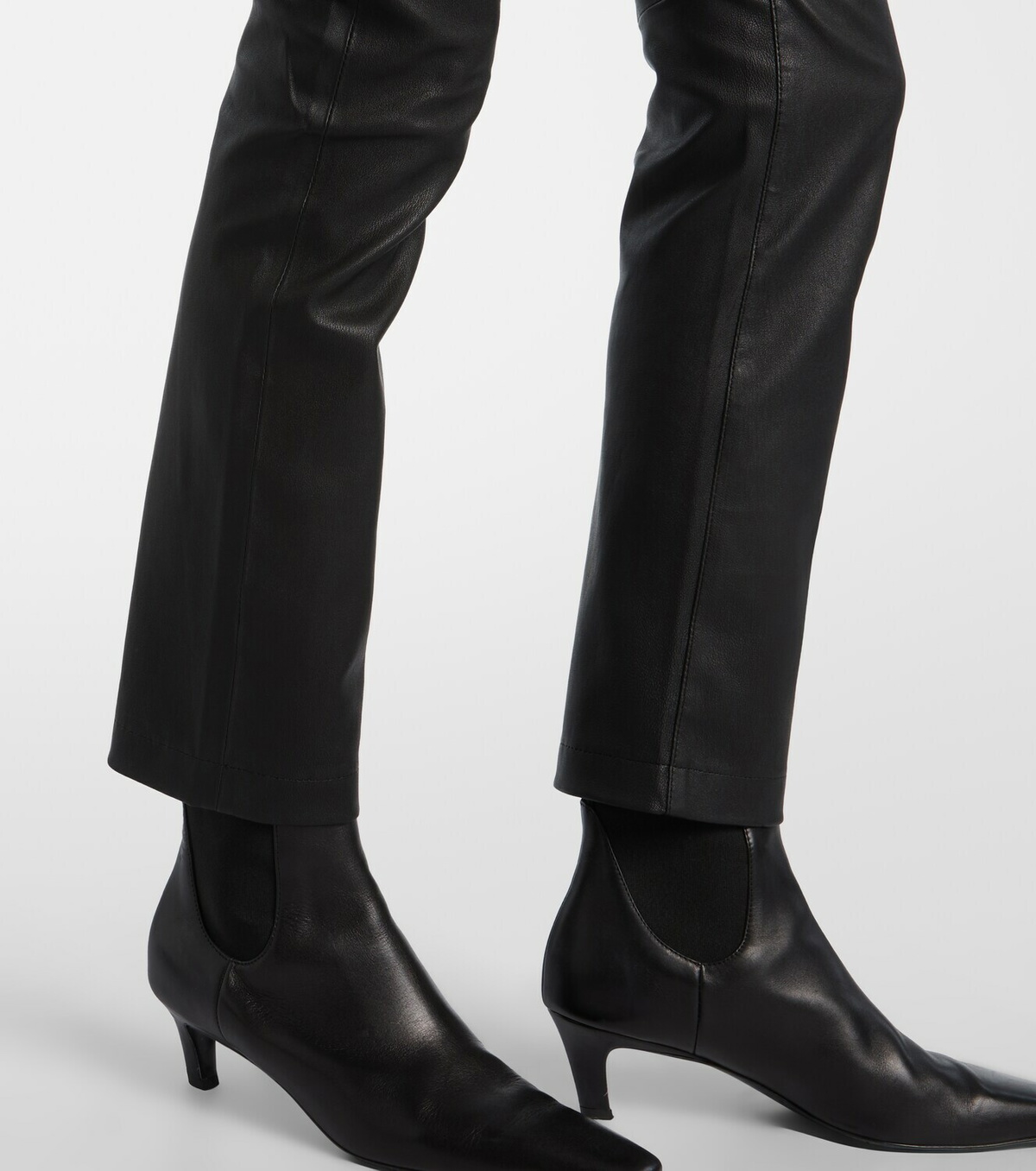 AG Jeans Mari leather skinny pants