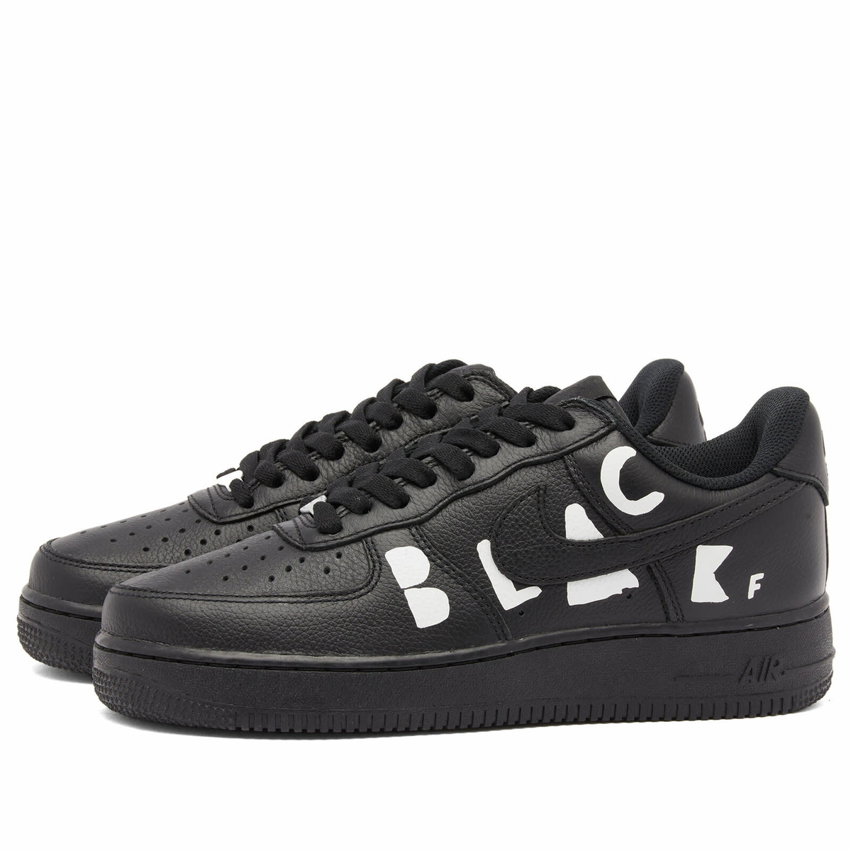Comme des Garçons Men's CDG x Nike Air Force 1 Low Retro SP Sneaker in Black