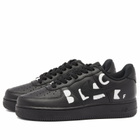 Comme des Garçons Men's CDG x Nike Air Force 1 Low Retro SP Sneaker in Black