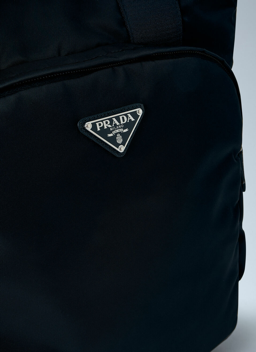 Prada Re-Nylon Logo-Plaque Tote Bag