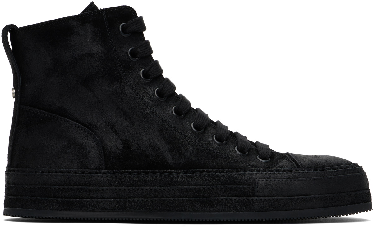 Ann Demeulemeester Black Orvo High-Top Sneakers