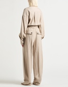 The Andamane Womens Jumpsuit in Beige