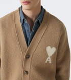 Ami Paris Ami de Cœur wool-blend cardigan