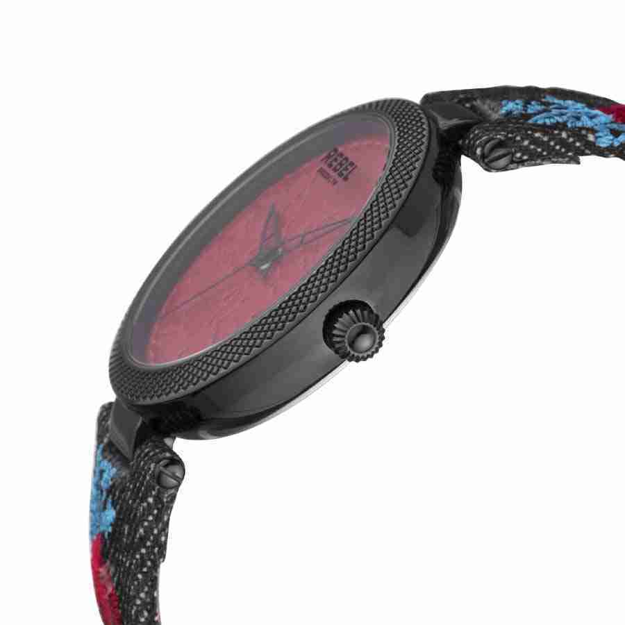 Rebel Carroll Gardens Burgundy Dial Ladies Watch RB112-6181