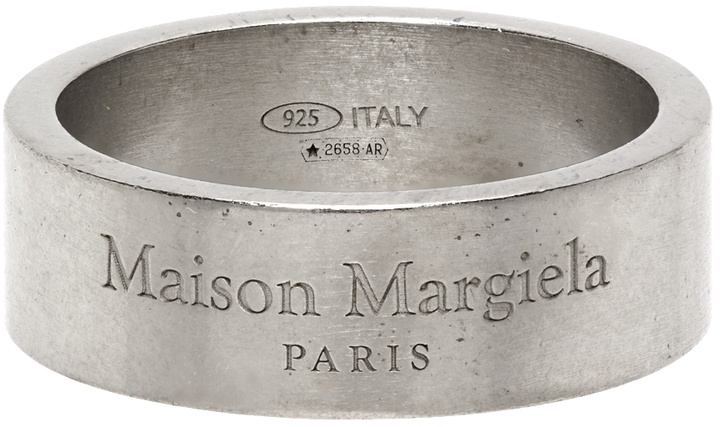 Photo: Maison Margiela Silver Logo Ring