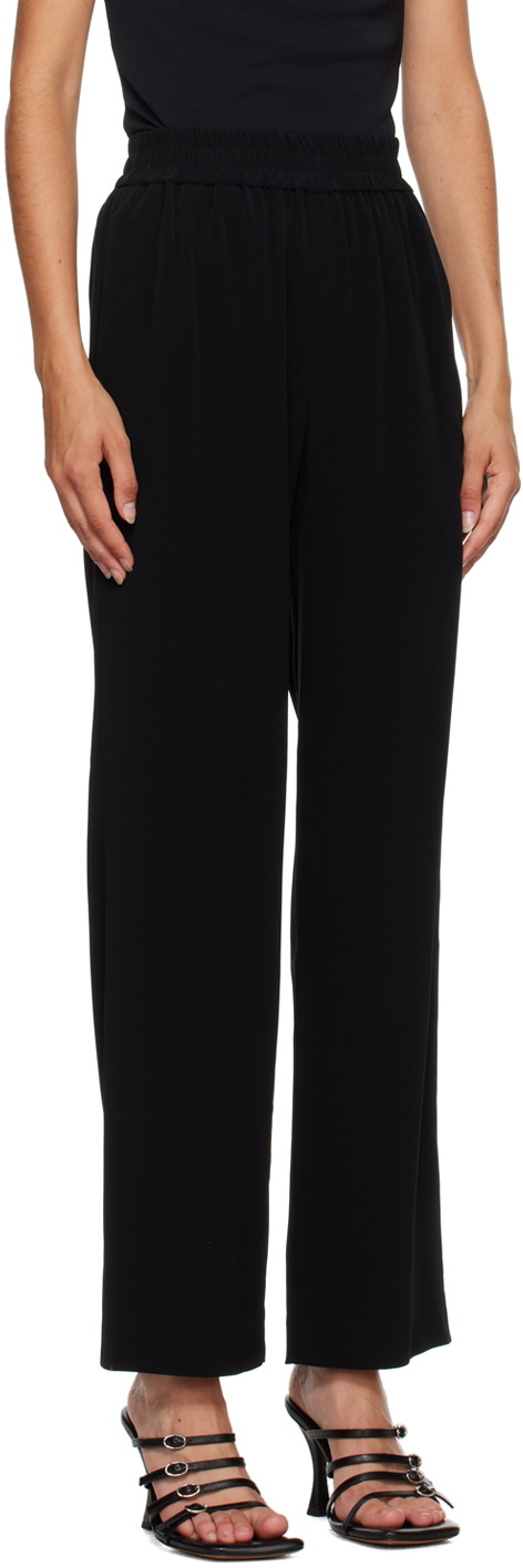 CO Black Elasticized Trousers