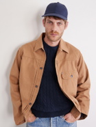 Beams Plus - 6 Panel Regimental Strap Seersucker Baseball Cap