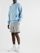 adidas Originals - Essential Logo-Embroidered Cotton-Blend Jersey Shorts - Gray