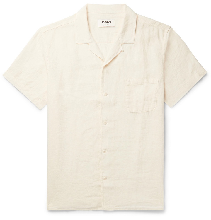 Photo: YMC - Malick Camp-Collar Linen Shirt - Neutrals