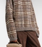 Brunello Cucinelli Checked sequined sweater