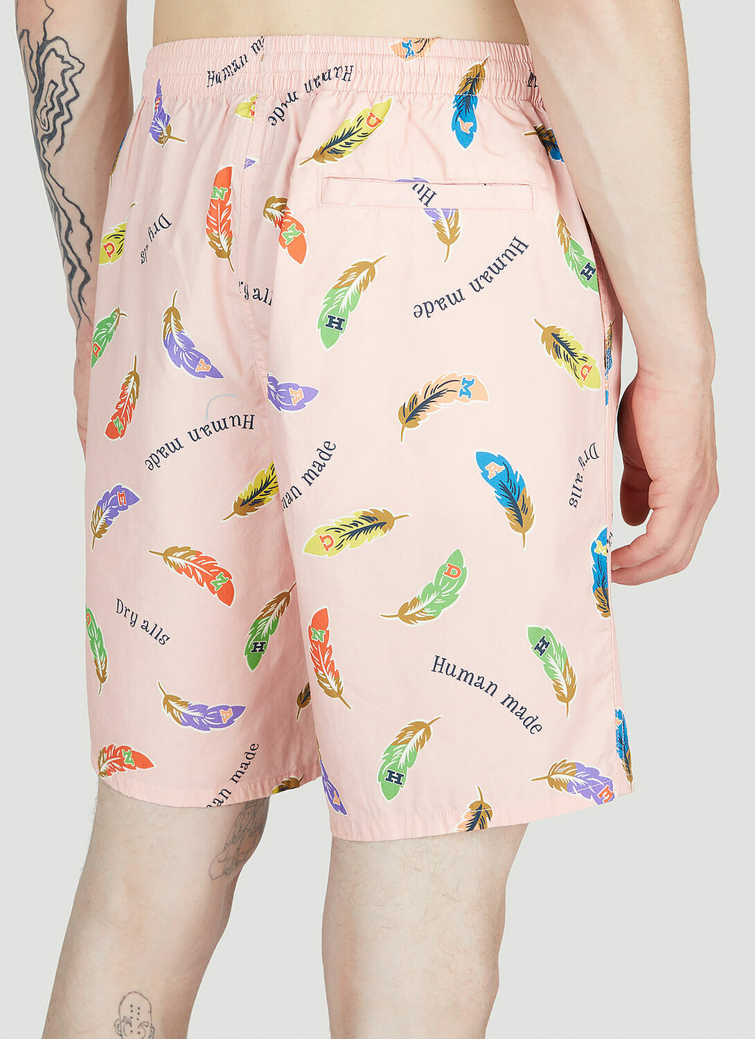 Human Made Feather Print Shorts