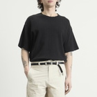 A Kind of Guise Men's Thuy Open Knit T-Shirt in Aran Black