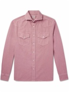 Brunello Cucinelli - Denim Western Shirt - Pink