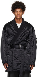 AMBUSH Black Kimono Hybrid Coat