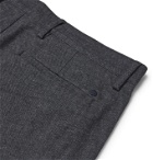 NN07 - Theo Tapered Mélange Twill Chinos - Blue