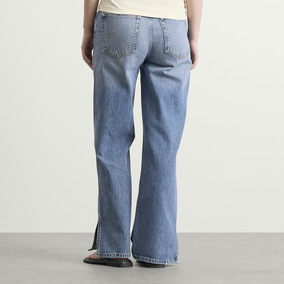 Anine Bing Women's Roy Jeans in Pacific Blue