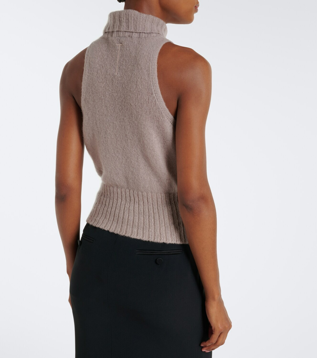Tom Ford Cashmere and silk-blend high-neck vest